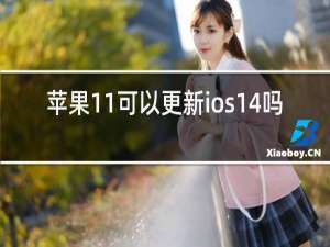 苹果11可以更新ios14吗