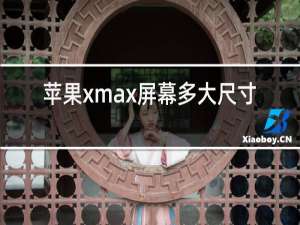 苹果xmax屏幕多大尺寸