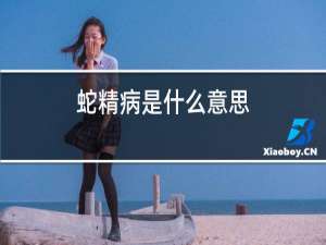 蛇精病是什么意思
