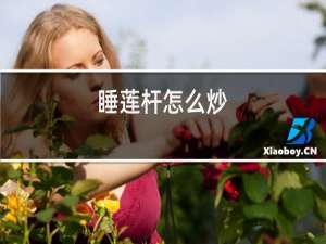 睡莲杆怎么炒