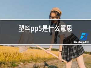 塑料pp5是什么意思