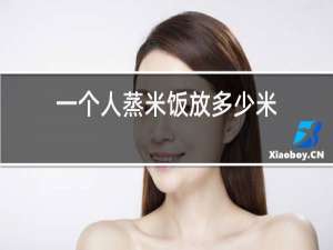 一个人蒸米饭放多少米