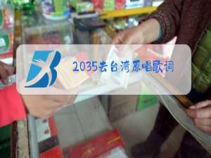 2035去台湾原唱歌词