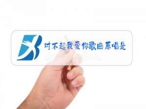 对不起我爱你歌曲原唱是谁