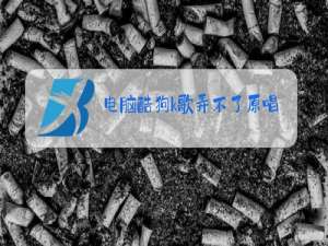 电脑酷狗k歌弄不了原唱