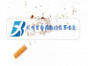 风中有朵雨做的云原唱是谁