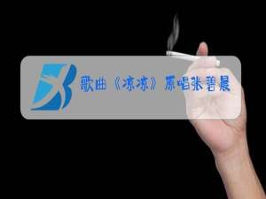 歌曲《凉凉》原唱张碧晨
