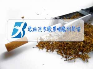 歌曲洗衣歌原唱歌词简谱