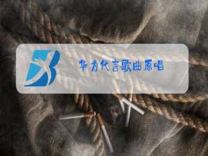 华为代言歌曲原唱