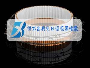 讲不出再见日语版原唱歌词