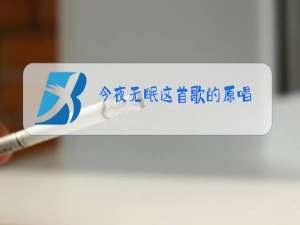今夜无眠这首歌的原唱