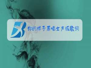 你的样子原唱女声版歌词