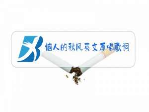 恼人的秋风英文原唱歌词