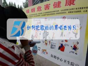 如何把歌曲的原唱去掉只留伴奏