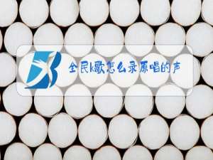 全民k歌怎么录原唱的声音