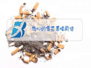 伤心的雪花原唱简谱