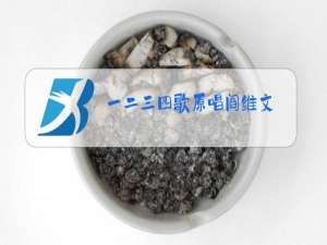 一二三四歌原唱阎维文