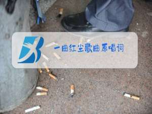 一曲红尘歌曲原唱词