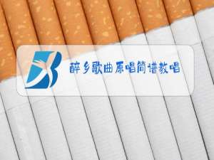 醉乡歌曲原唱简谱教唱