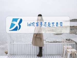 lol玩家多还是王者荣耀玩家多