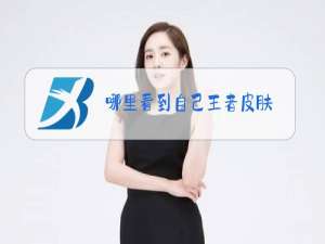 哪里看到自己王者皮肤