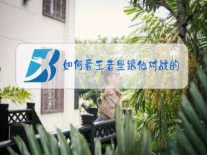 如何看王者里跟他对战的是男生还是女生