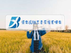 情侣皮肤王者荣耀有哪些