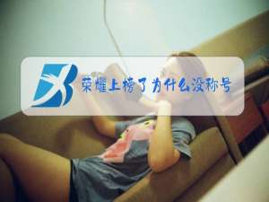 荣耀上榜了为什么没称号