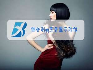 谁会刷qq王者显示段位