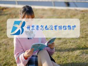 升王者怎么没有排位保护卡