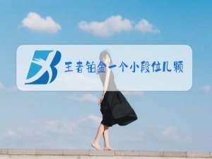 王者铂金一个小段位几颗星