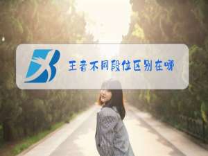 王者不同段位区别在哪
