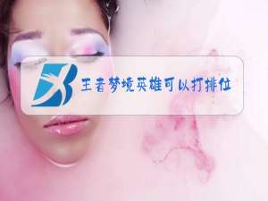 王者梦境英雄可以打排位吗