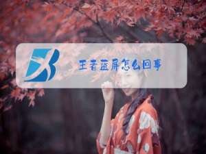 王者蓝屏怎么回事