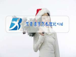 王者名字怎么改比心id