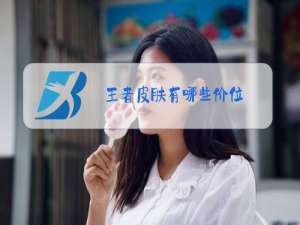 王者皮肤有哪些价位