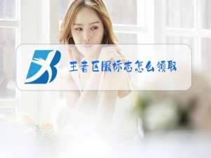 王者区服标志怎么领取