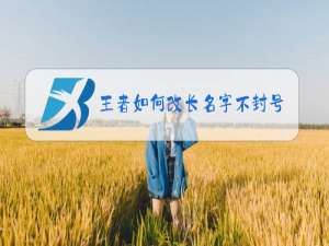 王者如何改长名字不封号