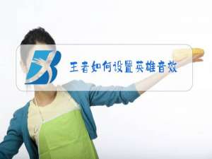 王者如何设置英雄音效