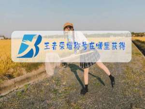 王者荣耀称号在哪里获得