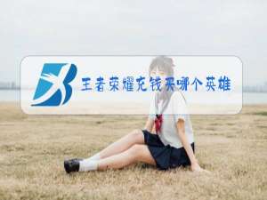 王者荣耀充钱买哪个英雄好