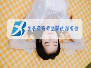 王者荣耀带坐骑的都有谁