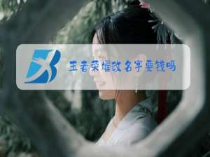 王者荣耀改名字要钱吗