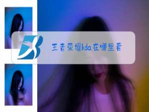 王者荣耀kda在哪里看