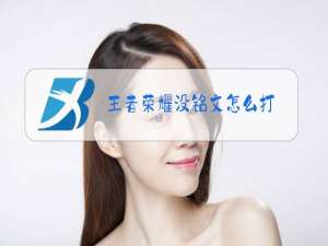 王者荣耀没铭文怎么打