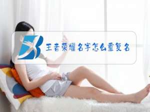王者荣耀名字怎么重复名软件