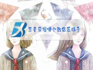 王者荣耀哪个微信区妹子多