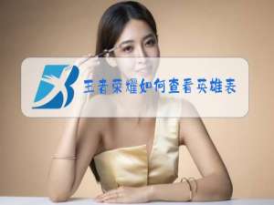 王者荣耀如何查看英雄上榜战力