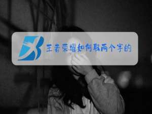 王者荣耀如何取两个字的名字