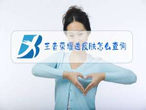 王者荣耀送皮肤怎么查看